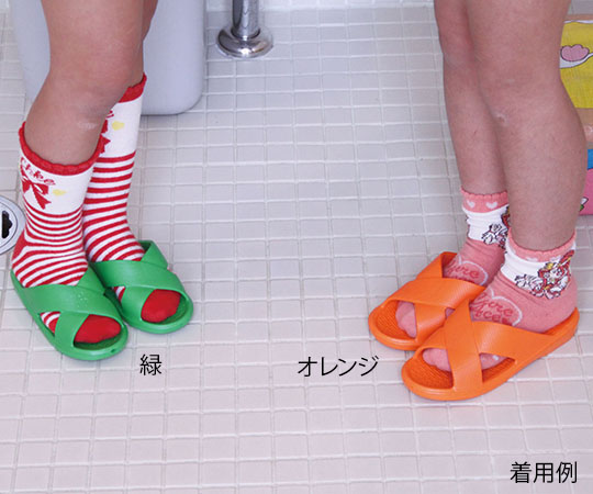 63 6544 66 トイレサンダル S 緑 1足 Axel アズワン 63 6544 66 トイレサンダル S 緑 1足 Axel アズワン