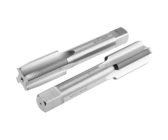 タップセット ストレート溝タップ M25 2個 テーパータップ及びプラグタップ 152-413