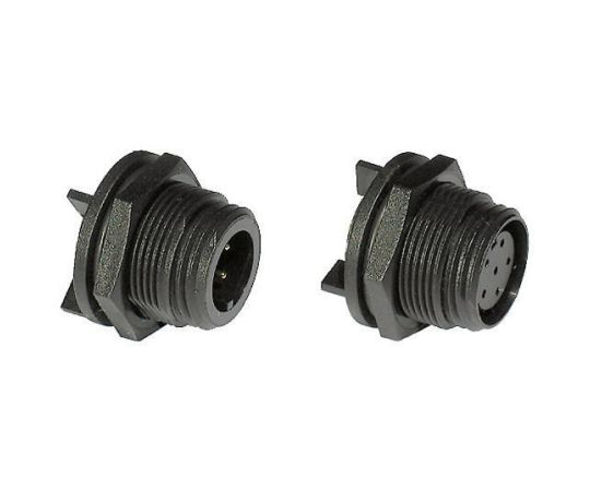 丸型コネクタ　Buccaneer　400シリーズ　接触コンタクト：メス　6極