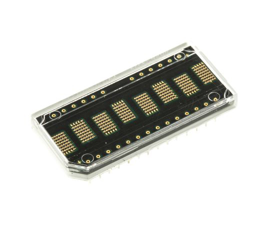 文字高　4.8mm　8桁　ドットマトリクス　LED　緑