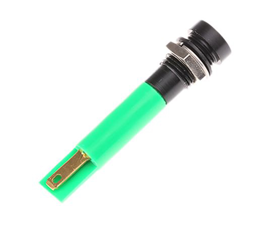 RS PRO Green Indicator, 24 V ac/dc, 8mm Mounting Hole Size, Solder Tab Termination, IP67 212-171