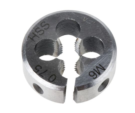 RS PRO Thread Die, M6 x 0.75mm Pitch, 13/16in od 215-805