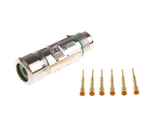 Dinプラグ　Plug　6極　ケーブルマウント