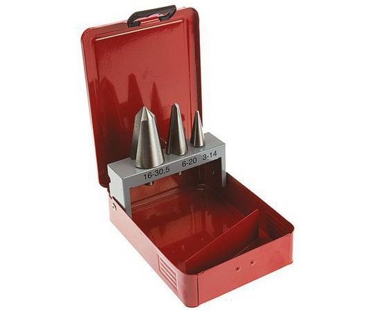 RS PRO 3 Piece Metal Cone Cutter Set, 3mm to 30mm 221-557