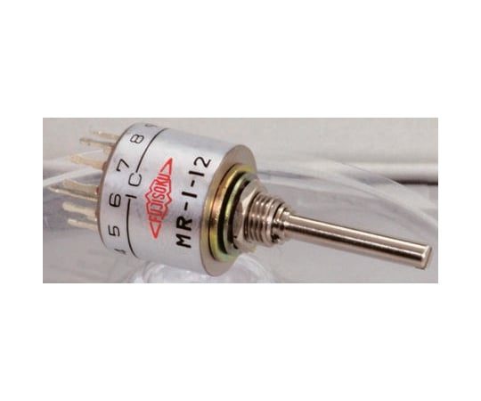 ロータリスイッチ6極　パネルマウント