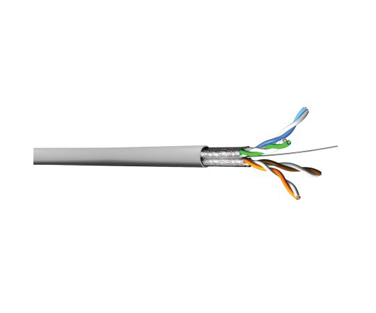 Cat6　ケーブル　100m　グレー　U/FTP