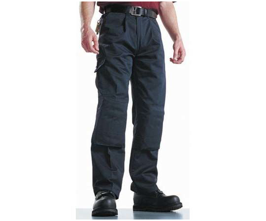 取扱を終了した商品です 作業用ズボン メンズ ウエスト40インチ 股下32インチ ネービー 綿 ポリエステル Wd4 Nvy 40r 63 6611 04 Axel アズワン