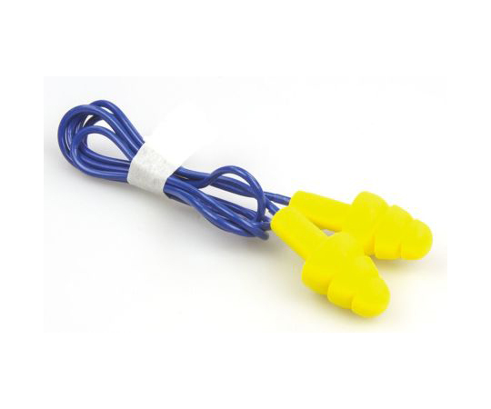 耳栓 再利用可能 シリコン 50 黄 1箱（50個入）