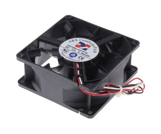 軸流ファン　電源電圧：12　V　dc　92　x　92　x　38mm　DC　（CeraDynaシリーズ）