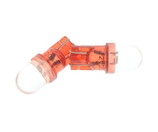 LED電球 赤 定格電圧:12 V dc 1袋(5個入)