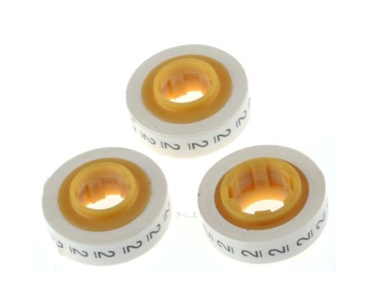 詰め替え用テープ：番号2 白 1袋（3個入）