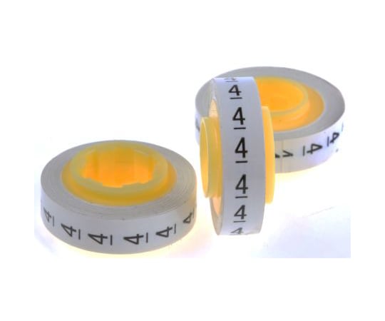 詰め替え用テープ：番号4 白 1袋（3個入）