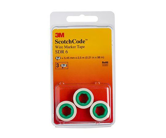 詰め替え用テープ：番号6 1袋（3個入）