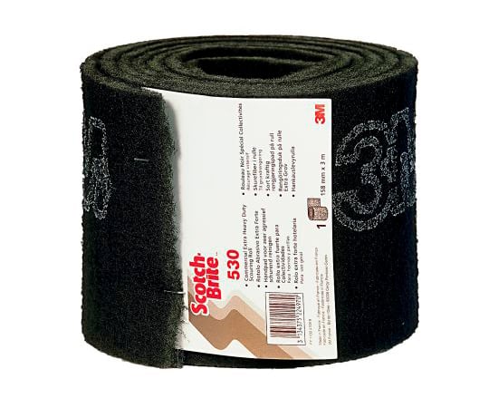 研磨ハンドパッド/研磨スポンジ　合成繊維　3m　x　158mm