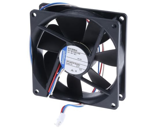 軸流ファン　電源電圧：12　V　dc　92　x　92　x　25mm　DC　（3400Nシリーズ）