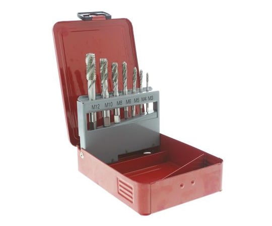 タップセット　スパイラル溝タップ　M12　7個　M3、M4、M5、M6、M8、M10、M12