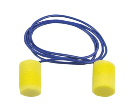 耳栓 再利用可能 PVC 200 青、 黄 1箱（200個入）