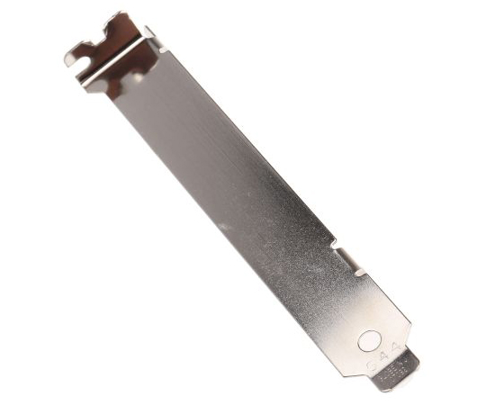 基板カードブラケット　ブランク　取り付け用の耳付き　はんだ面