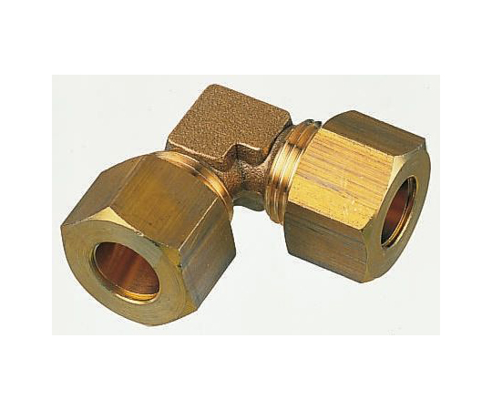 真鍮管継手 イコール エルボー 管径：4mm 1袋（5個入）