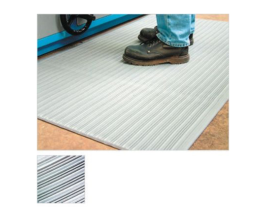 疲労軽減マット　PVC　Foam　固体　9mm　グレイ　900mm　x　600mm