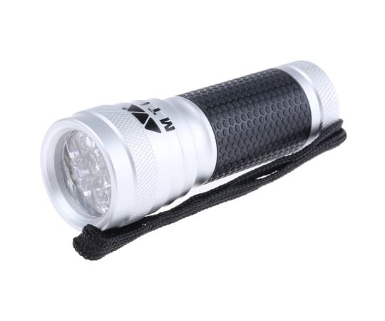 LEDライト　LED懐中電灯　銀