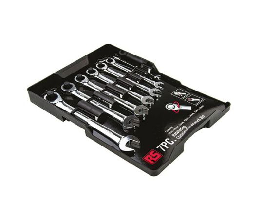 ラチェットスパナセット　7ピース