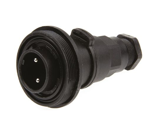 丸形コネクタ　Standard　Buccaneerシリーズ　接触コンタクト：オス　2極　オス