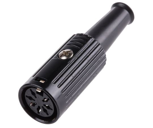 Dinソケット　Socket　7極　ケーブルマウント