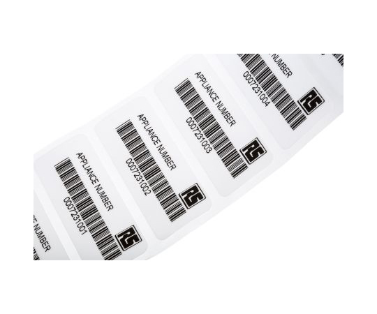 ラベルプリンタ用 テープ 1セット（250個入）