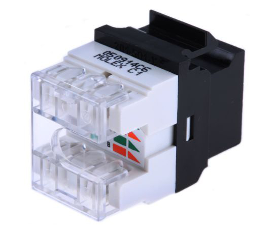 ジャック　Cat6　RJ45　シールドタイプ：UTP