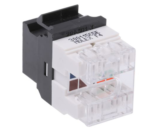 ジャック　Cat5e　RJ45　シールドタイプ：UTP