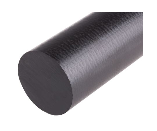 ポリエーテルエーテルケトン（PEEK）ロッド　ピーク　300mm　黒　60mm径