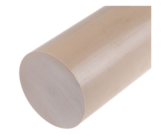 ポリエーテルエーテルケトン（PEEK）ロッド　ピーク　300mm　ベージュ　80mm径