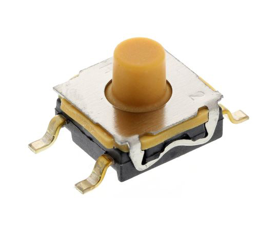 タクタイルスイッチ SPST-NO 表面実装 ガルウィング Off-（On） 6.2 x 6.2 x 5.2mm 1袋（10個入）