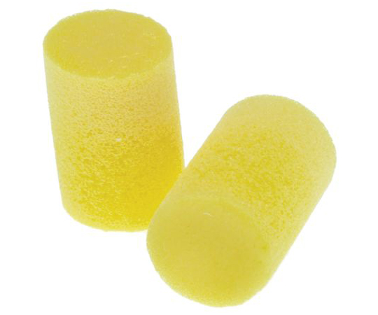 耳栓 再利用可能 PVC 5 黄 1袋（5個入）