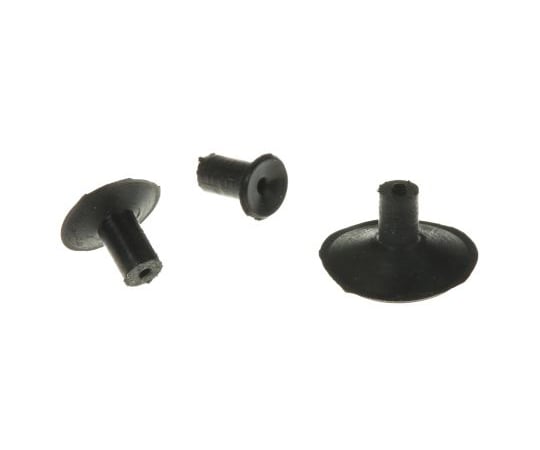 吸引カップ　リブ付フラット　4　mm　6　mm　9　mm　シリコン