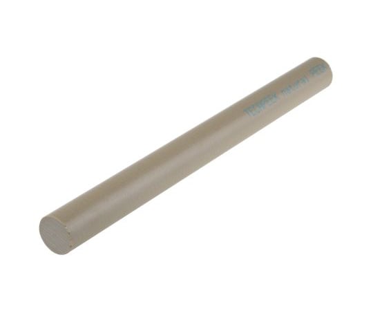 ポリエーテルエーテルケトン（PEEK）ロッド　ピーク　300mm　ベージュ　25mm径