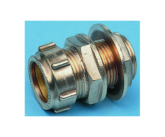 63-6729-67 真鍮管継手 カプラー 管径：22 x 22mm G041020302B- 【AXEL