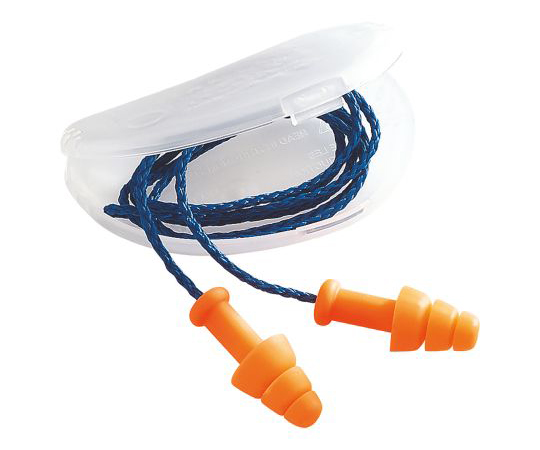 耳栓 再利用可能 熱可塑性エラストマ オレンジ 1箱（50個入）