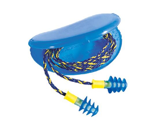 耳栓 再利用可能 熱可塑性エラストマ 青、 黄 1箱（50個入）