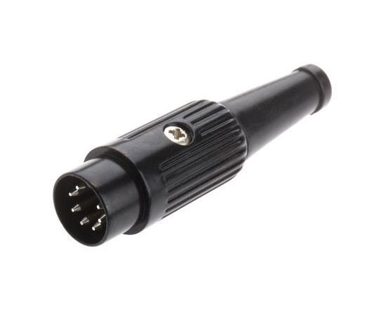 Dinプラグ　Plug　7極　ケーブルマウント