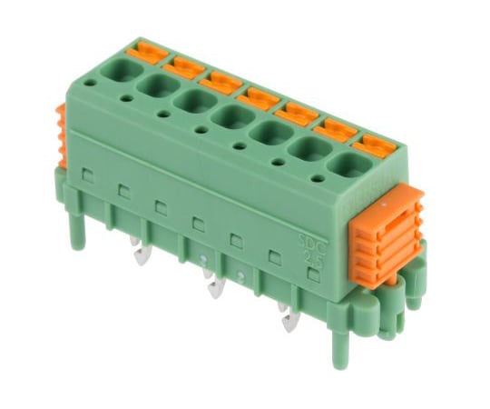 基板用端子台　SDC　2.5/　7-PV-5.0-ZBシリーズ　5mmピッチ　1列　7極　緑