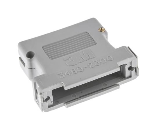 D-subコネクタ用バックシェル　3485　シリーズ　ストレート　25　極　PBT