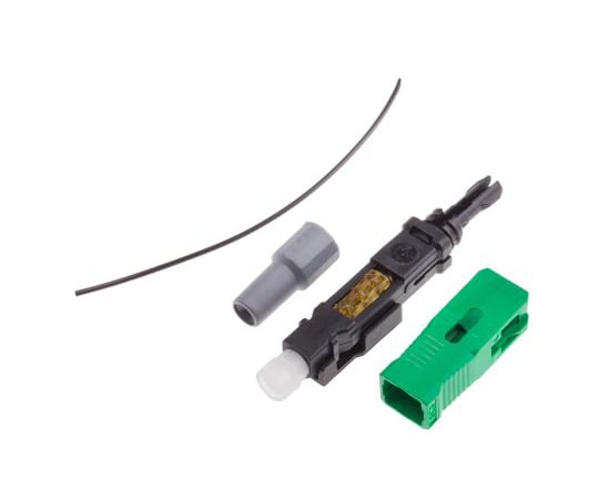 光ファイバコネクタ　SC　緑