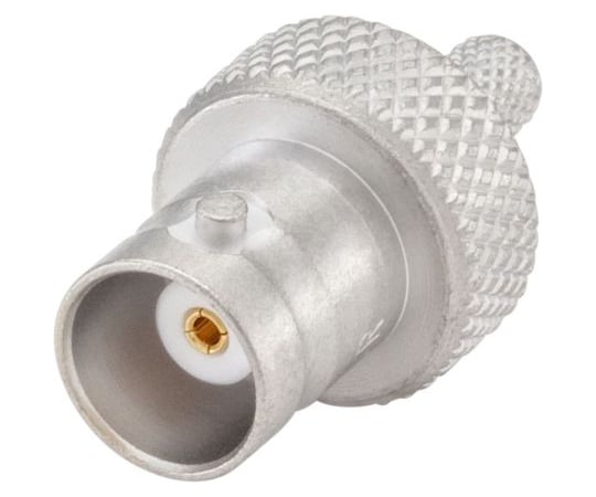 BNCコネクタ　ジャック　50Ω　ケーブルマウント　圧着タイプ