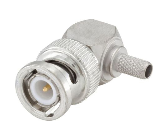 BNCコネクタ　プラグ　50Ω　ケーブルマウント　圧着タイプ