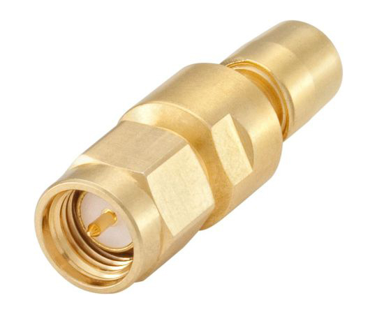 同軸　変換アダプタ　ストレート　SMB　ジャック　-　SMA　-　プラグ　金