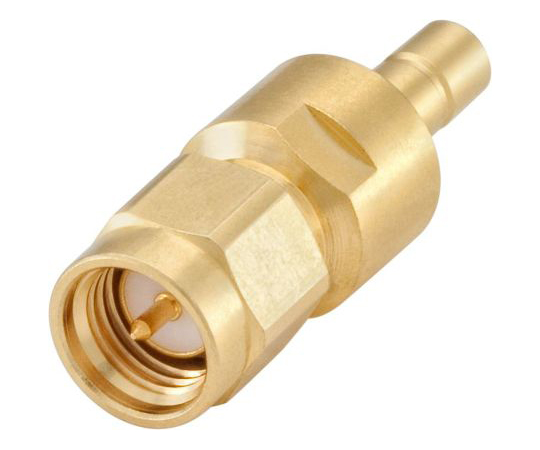 同軸　変換アダプタ　ストレート　SMB　プラグ　-　SMA　-　プラグ　金