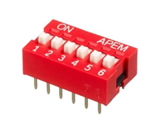 63 68 Apem ディップスイッチ 埋込型 6pst Ndsr 06 V Axel アズワン