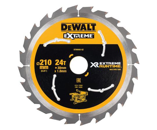 Dewalt　丸のこぎり替刃　刃直径210mm